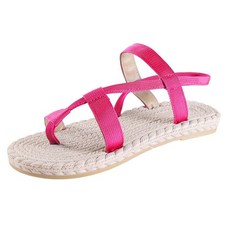 SZXZYGS Black Sandals Women 2023 Summer New Korean Fashion Flat Bottom