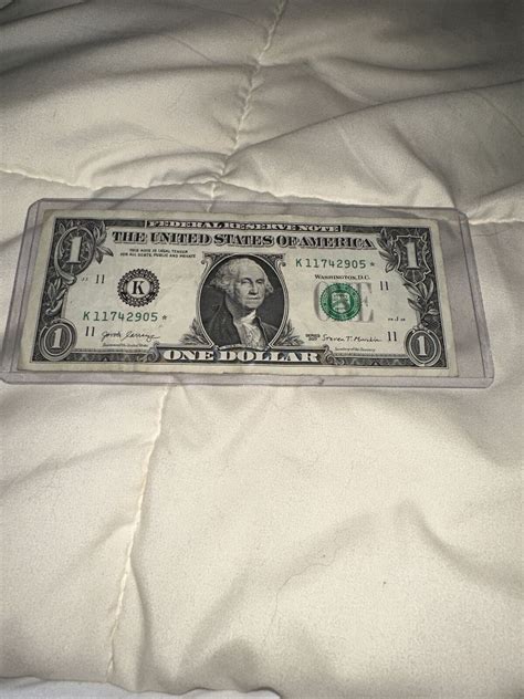 1 One Dollar Bill Historic Date And Starnote EBay