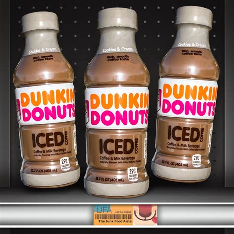 Cookies And Cream Dunkin Donuts Iced Coffee The Junk Food Aisle