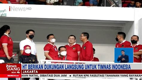 Hary Tanoesoedibjo Beri Dukungan Langsung Untuk Timnas Indonesia