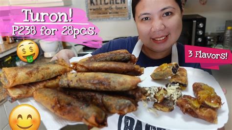 TURON Recipe With Costing 3 VARIANTS Pang Negosyo YouTube