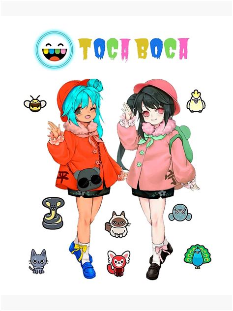 Toca Boca Anime Poster By Kader011 Redbubble