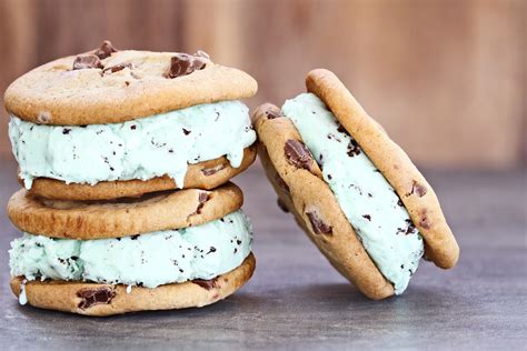 Mint Chocolate Chip Ice Cream Sandwich Alisons Pantry Delicious