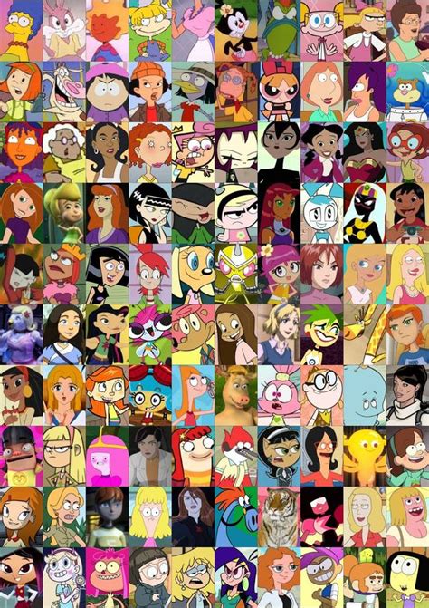 Cartoon Girls By Minecraftman On Deviantart Cartoon Painting