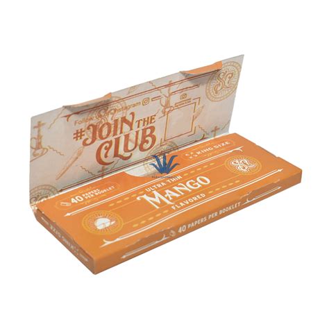 Papel Celulosa Sativa Club Mango King Size Parainfernalia