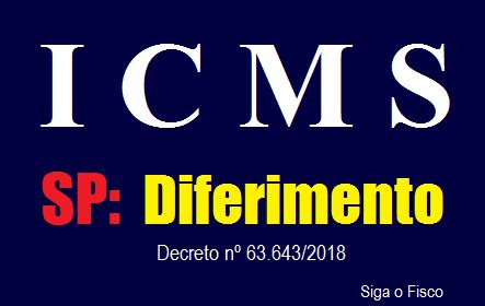 Arquivos Icms Diferimento Siga O Fisco