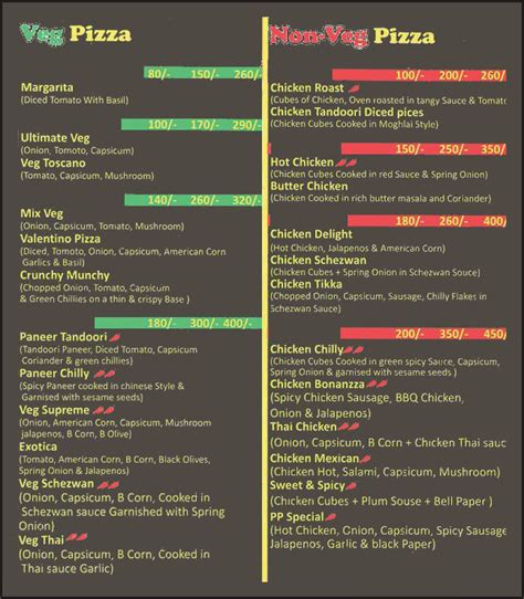 Pizza Palace Menu Menu For Pizza Palace Dombivali East Thane Region