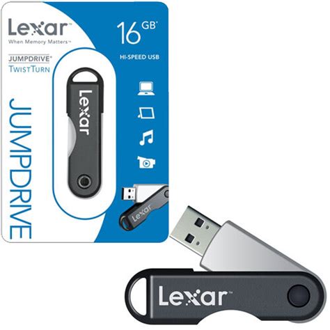 Lexar Gb Jumpdrive Twist Turn Usb Memory Stick Silver Hunt