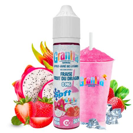 E Liquide Fraise Fruit Du Dragon Granit Frais Granita Alfa Soft