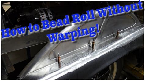 How To Bead Roll Metal Without Warping Tips And Tricks Youtube