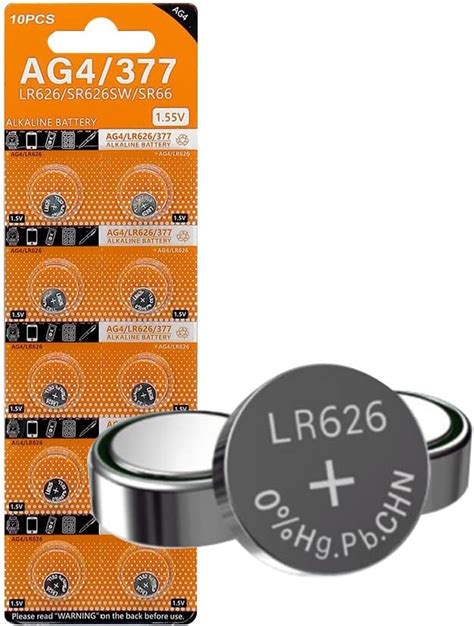 Cotchear Pcs V Ag Lr Alkaline Button Battery L Lr Lr