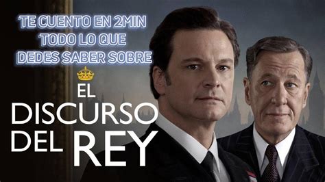 Análisis De La Pelicula El Discurso De Rey En 2min Youtube