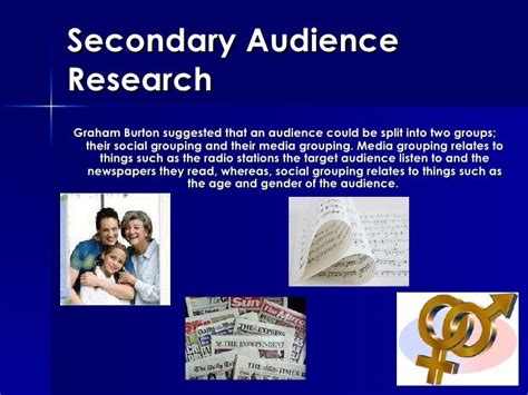 Secondary Audience Research