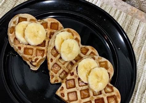 Waffles De Avena Y Pl Tano Receta De Karen Cookpad