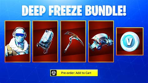 The New Fortnite Deep Freeze Skin How To Get Deep Freeze Bundle