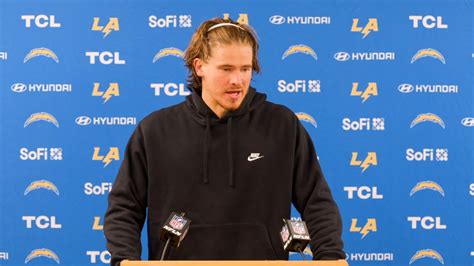 Justin Herbert Postgame Press Conference Vs Packers La Chargers Youtube