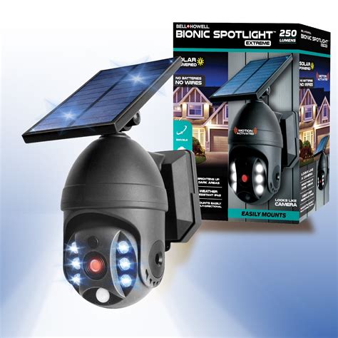 Bell And Howell Bionic Spotlight Extreme Solar Powered Motion Sensor