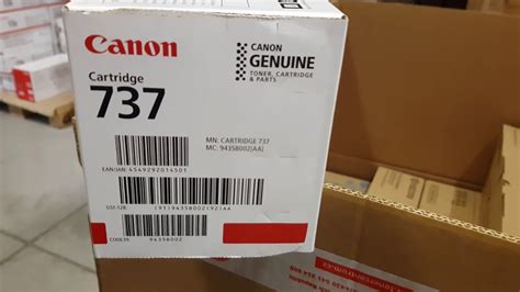 Canon Toner Cartridge Crg 737 Black 9435b002 Youtube