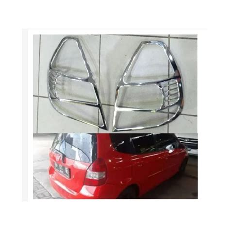 Jual Garnish Lampu Belakang Mobil Jazz Awal Chrome Shopee Indonesia