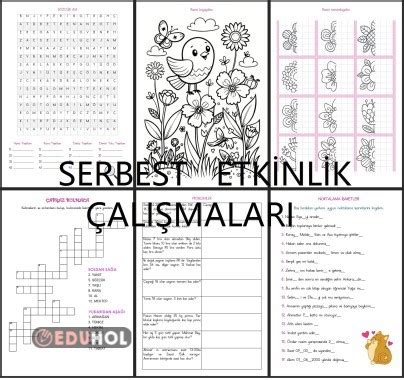 Serbest Etkinlik Al Malar Eduhol Etkinlik Ndir Oyun Oyna