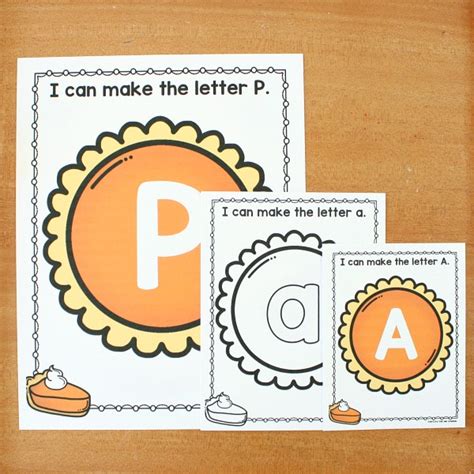 Pumpkin Pie Preschool Alphabet Printables Fantastic Fun And Learning