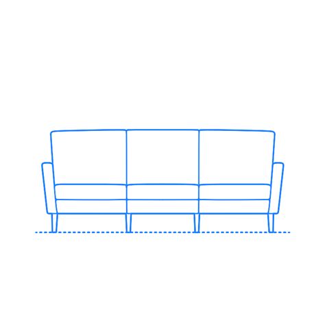 Couches Sofas Dimensions Drawings Dimensions