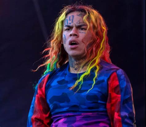 6ix9ine's Hairstylist Rebecca Faye Explains Why He Had Rainbow Hair