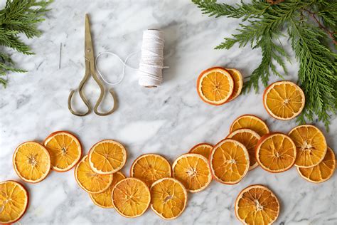 How To Make A Dried Orange Garland The Grit And Polish