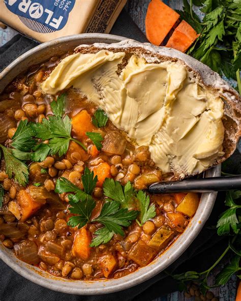 Lentil And Sweet Potato Stew Flora