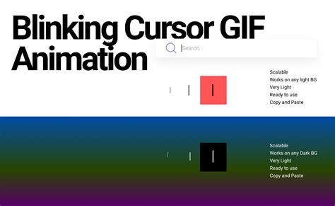 Simple Blinking Cursor  Animation Figma