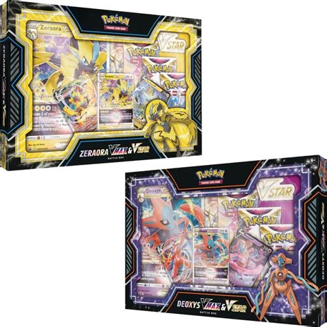 Deoxys Zeraora Vmax Vstar Battle Box Bundle Shopee Thailand