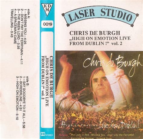 Chris De Burgh High On Emotion Live From Dublin Vol 2 Cassette