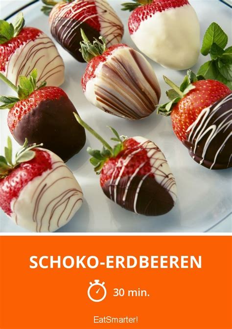Schoko-Erdbeeren | Rezept | Erdbeeren, Lebensmittel essen, Schoko