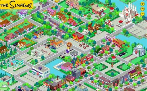 Simpson City Simpsons Springfield Map Springfield Simpsons The Simpsons