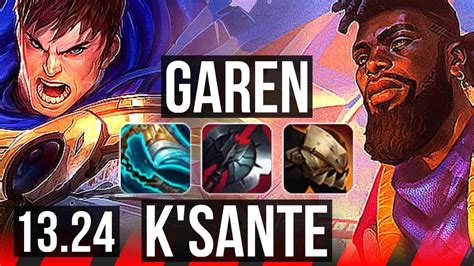 GAREN Vs K SANTE TOP Comeback 10 4 13 KR Master 13 24 YouTube