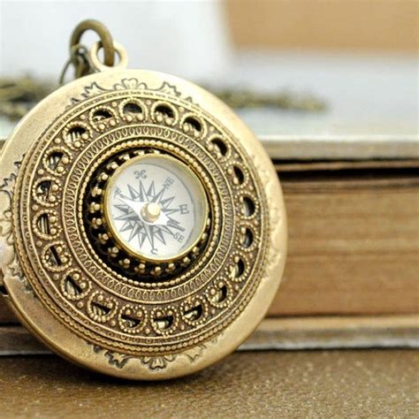 Compass Necklace - Etsy