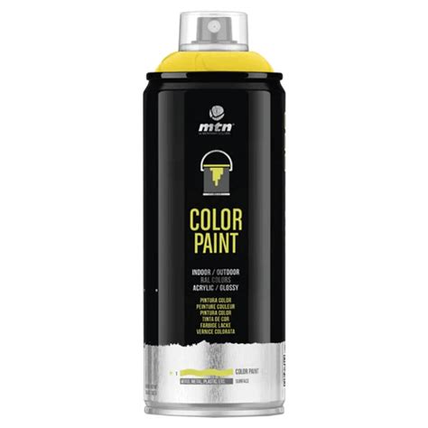 Spray MTN PRO RAL 1023 Amarelo Tráfego 400ml