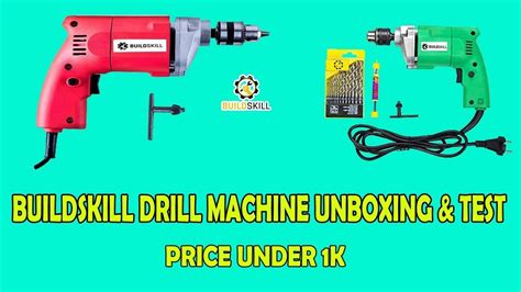 Buildskill Drill Machine Unboxing And Testing Low Budget Drill