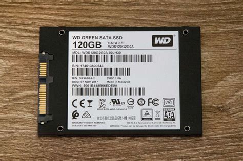 SSD диск WESTERN DIGITAL 2 5 Green 120Gb SATA III 3D TLC WDS120G2G0A