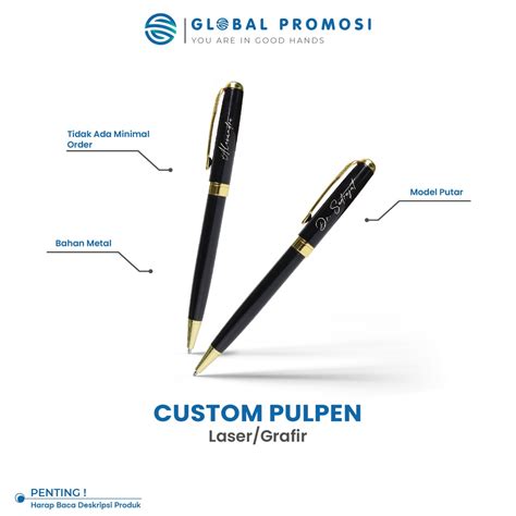 Jual Pulpen Custom Grafir Pulpen Metal Model Parker Sonet Souvenir