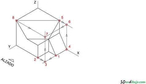 Vistas De Una Pieza Dada La Perspectiva 10endibujo