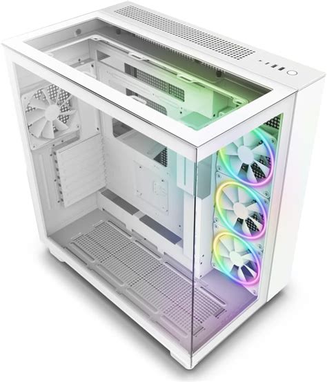 Amazon Nzxt H Elite Cm H Ew Dual Chamber Atx Mid Tower Pc