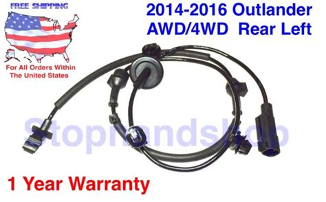 ABS WHEEL SPEED SENSOR For MITSUBISHI 2014 2016 Outlander AWD REAR LEFT