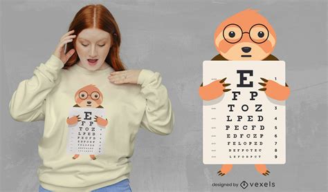 Descarga Vector De Lindo Perezoso Con Dise O De Camiseta Eyechart