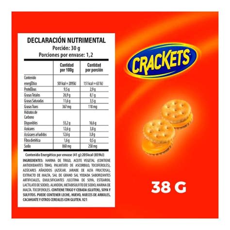 Galletas Gamesa Crackets Mini Sándwich Sabor Queso 38 G Bodega Aurrera Despensa A Tu Casa