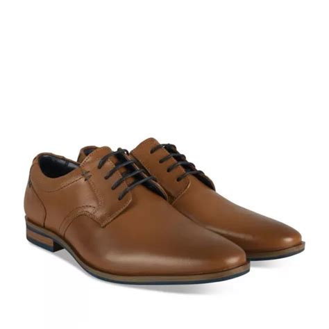 Derbies Cognac Homme Cuir Lacets San Marina