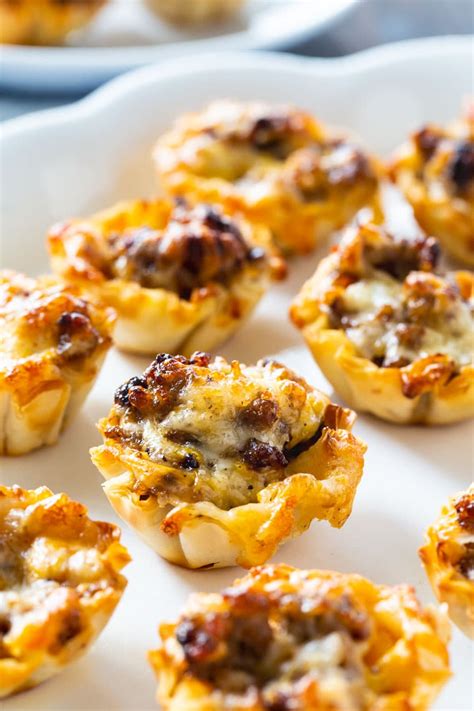 Spicy Sausage Ranch Phyllo Cups Artofit