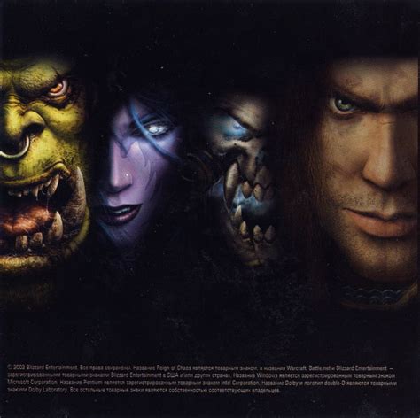 Warcraft Iii Reign Of Chaos 2002 Box Cover Art Mobygames