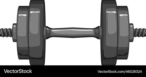 Equipment dumbbell cartoon Royalty Free Vector Image