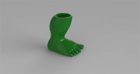 Giant Foot of Hulk Cup 3D Model 3D printable .obj .stl - CGTrader.com